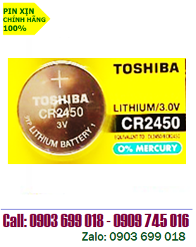 Pin 3V Lithium Toshiba CR2450 chính hãng Toshiba